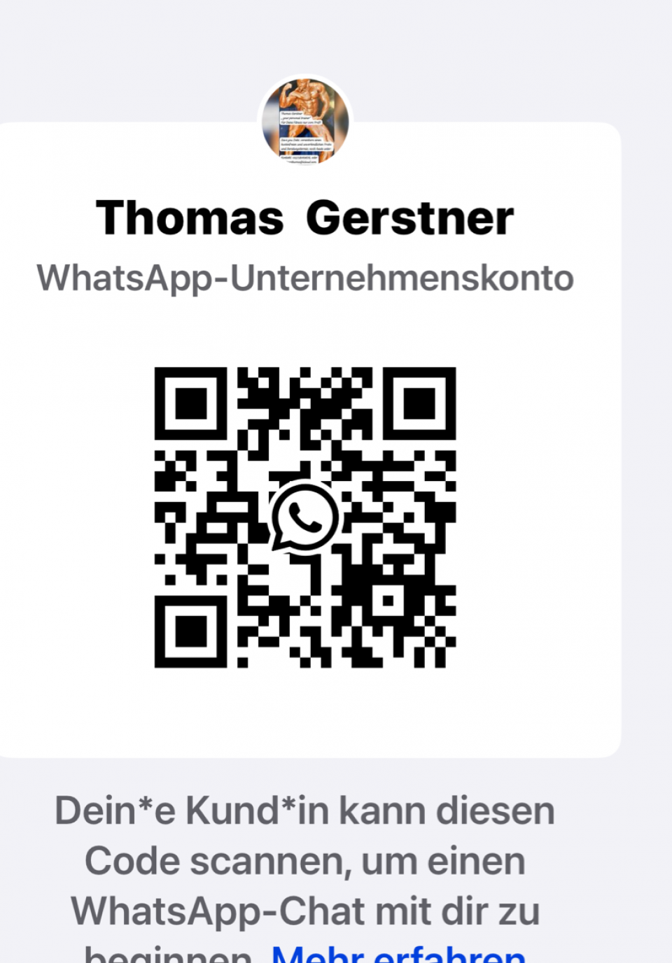 Kontakt zu WhatsApp